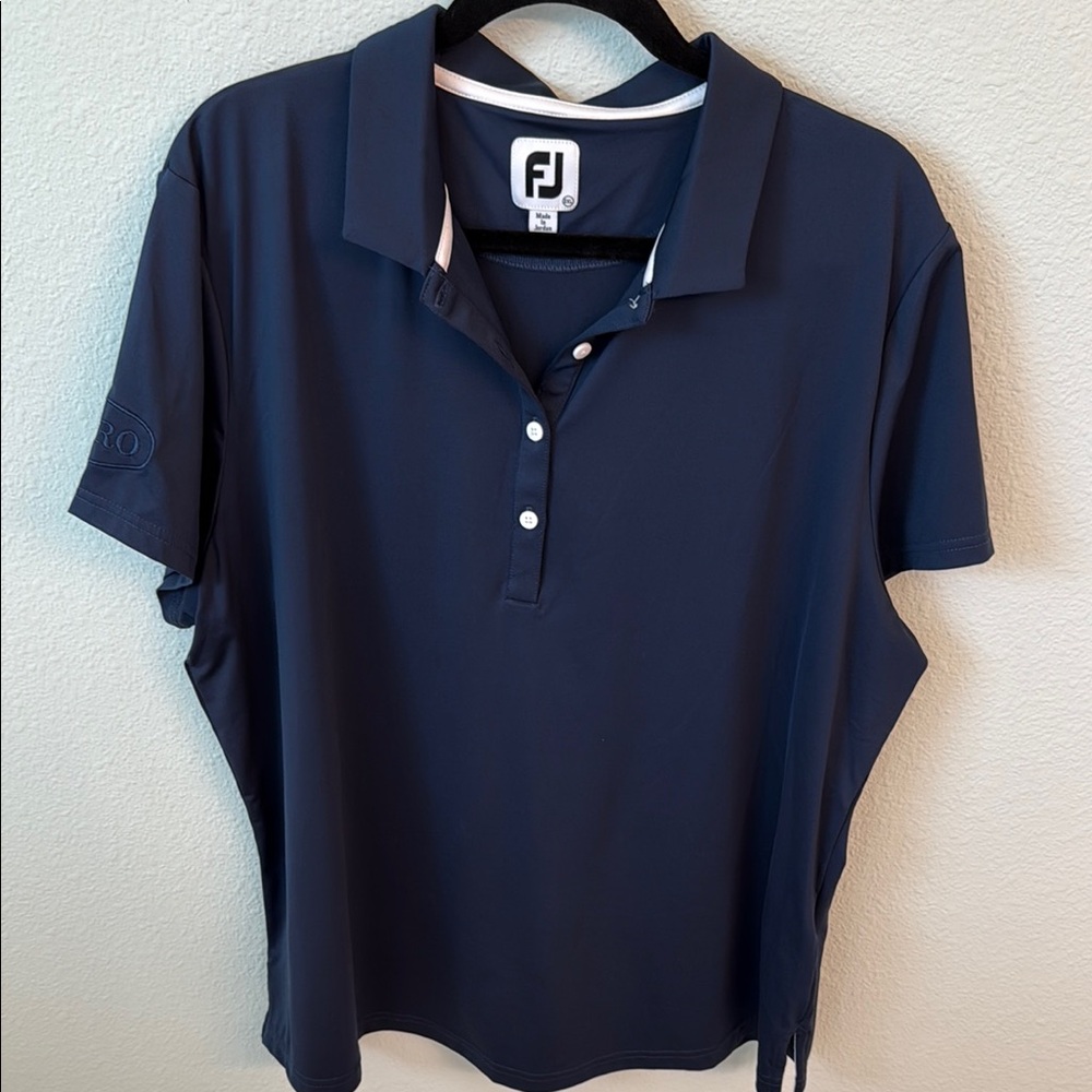 FootJoy Blue Polo Shirt Classic Design